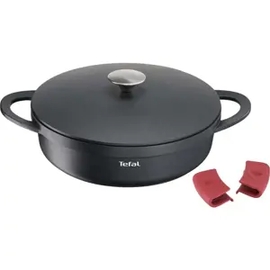 Hliníkový hrnec s pokličkou s nepřilnavým povrchem na indukci 4.3 l Trattoria – Tefal