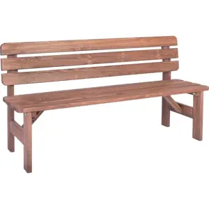 Produkt Hnědá dřevěná zahradní lavice Miriam – Rojaplast