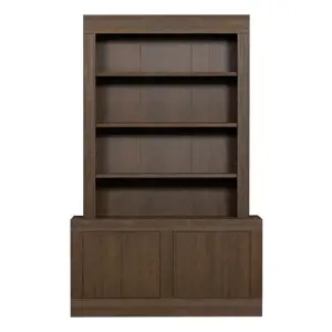 Produkt Hnědá knihovna z borovicového dřeva 146x230 cm Yumi – BePureHome