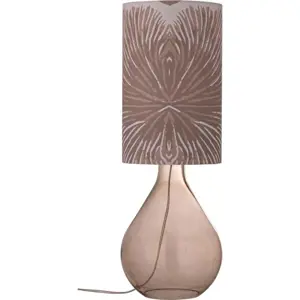 Produkt Hnědá stolní lampa s textilním stínidlem (výška 65 cm) Leni – Bloomingville