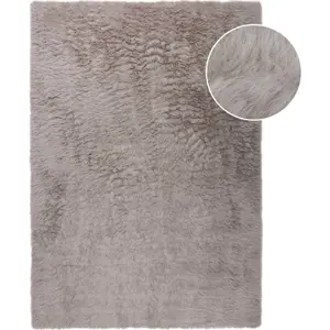 Hnědá syntetická kožešina 120x170 cm Alpine Faux Fur – Flair Rugs