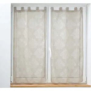 Produkt Hnědé voálové záclony v sadě 2 ks 60x120 cm Levita – douceur d'intérieur