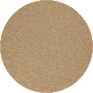 Hnědobéžový kulatý venkovní koberec ø 160 cm Vagabond™ - Narma