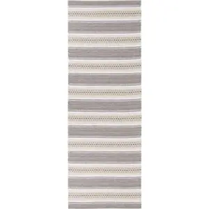 Produkt Hnědý běhoun vhodný do exteriéru Narma Runö, 70 x 150 cm