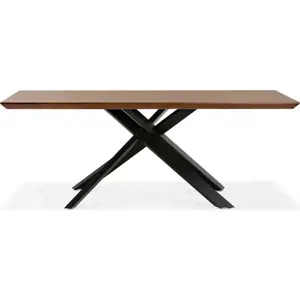 Produkt Hnědý jídelní stůl s černými nohami Kokoon Royalty, 200 x 100 cm