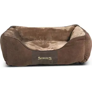 Hnědý plyšový pelíšek pro psa 50x60 cm Scruffs Chester M – Plaček Pet Products