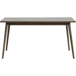 Hnědý rozkládací jídelní stůl s deskou v dubovém dekoru 150x90 cm Barrali – Unique Furniture