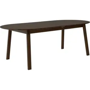 Hnědý rozkládací jídelní stůl z dubového dřeva 100x220 cm Amalfi – Hammel Furniture