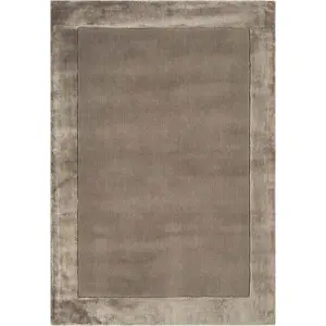 Hnědý ručně tkaný koberec s příměsí vlny 160x230 cm Ascot – Asiatic Carpets