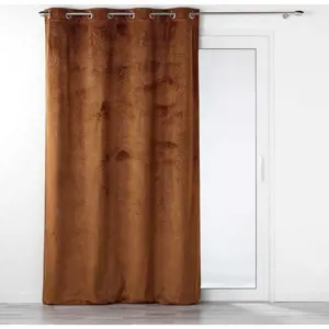 Produkt Hnědý sametový závěs 140x240 cm Analia – douceur d'intérieur