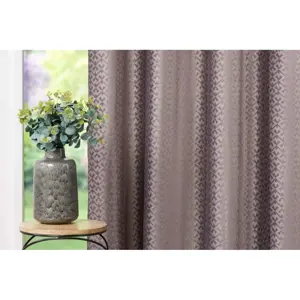 Hnědý závěs 140x260 cm Casal – Mendola Fabrics