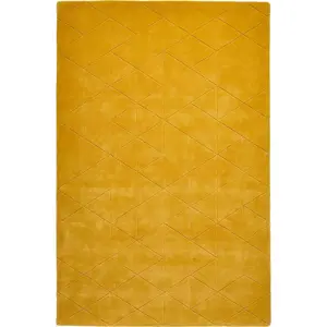 Produkt Hořčicově žlutý vlněný koberec Think Rugs Kasbah, 120 x 170 cm