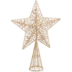 Produkt Hvězda na vánoční strom ve zlaté barvě Unimasa Estrella