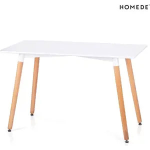 Produkt Jídelní stůl s bílou deskou 80x120 cm Elle – Homede