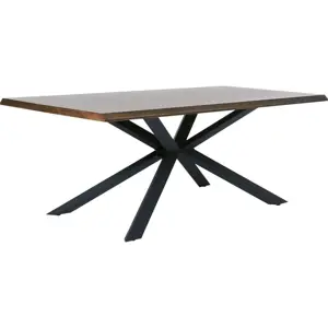 Jídelní stůl s deskou v dubovém dekoru 100x200 cm Arno – Unique Furniture