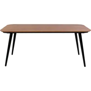 Produkt Jídelní stůl z jasanového dřeva s černými nohami Ragaba Contrast, 180 x 90 cm