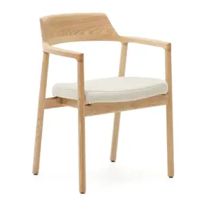 Produkt Jídelní židle z dubového dřeva v béžovo-přírodní barvě Alocs – Kave Home