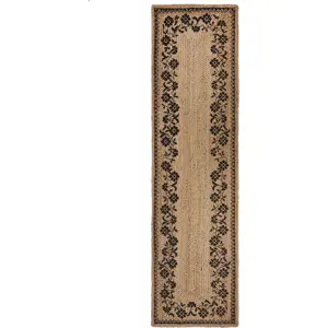 Jutový běhoun v přírodní barvě 60x230 cm Maisie – Flair Rugs