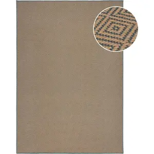 Jutový koberec v modro-přírodní barvě 160x230 cm Diamond – Flair Rugs