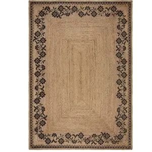 Jutový koberec v přírodní barvě 120x170 cm Maisie – Flair Rugs