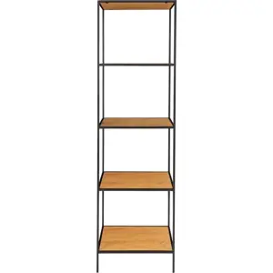 Knihovna v dekoru dubu v přírodní barvě 51x170 cm Vita – House Nordic