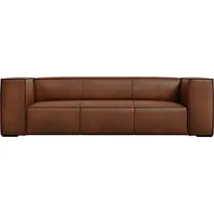 Koňakově hnědá kožená pohovka 227 cm Madame – Windsor & Co Sofas