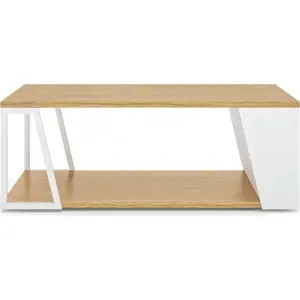 Produkt Konferenční stolek s deskou v dubovém dekoru 100x55 cm Albi - TemaHome