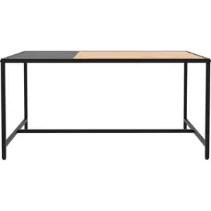 Konferenční stolek v černo-přírodní barvě 60x100 cm Altino – Unique Furniture