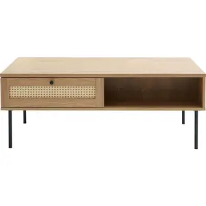 Konferenční stolek v přírodní barvě 60x110 cm Pensacola – Unique Furniture