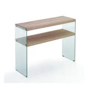 Produkt Konzolový stolek s deskou v dubovém dekoru v přírodní barvě 35x100 cm Nancy – Tomasucci