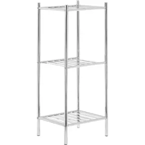 Koupelnový regál ve stříbrné barvě 33x78 cm – Premier Housewares