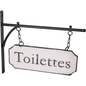 Kovová cedule 33x26,5 cm Toilettes – Antic Line