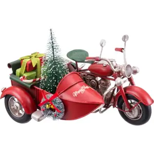 Produkt Kovová vánoční figurka Motorcycle with Sidecar – Casa Selección