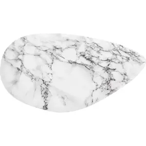 Kovový dekorativní tác 26x29.5 cm Marble Look – PT LIVING