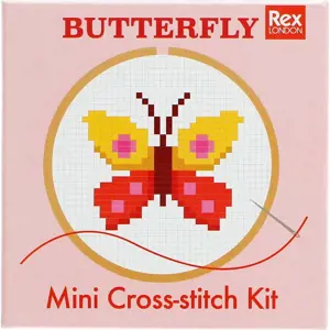 Produkt Kreativní sada Cross-stitch Kit Butterfly – Rex London