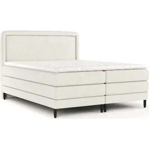 Krémová boxspring postel 160x200 cm Dove – Maison de Rêve