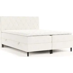 Produkt Krémová boxspring postel s úložným prostorem 140x200 cm Gwen – Maison de Rêve