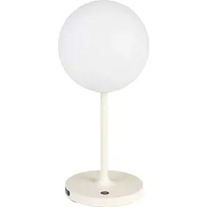 Krémová stmívatelná stolní lampa (výška 33 cm) Hub – White Label