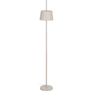 Krémová stojací lampa (výška 150 cm) Simplico – Ixia