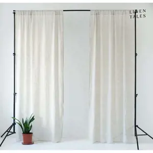 Produkt Krémová záclona 130x250 cm Daytime – Linen Tales