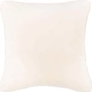 Produkt Krémově bílý polštář Tiseco Home Studio Velvety, 45 x 45 cm