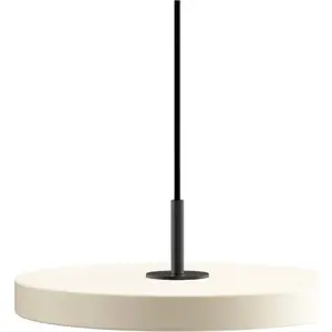 Krémové LED stmívatelné závěsné svítidlo s kovovým stínidlem ø 31 cm Asteria Plus Mini – UMAGE