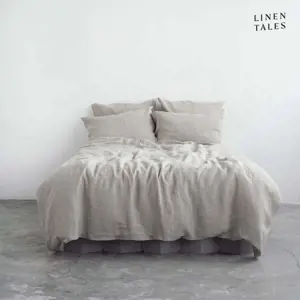 Produkt Krémové lněné povlečení na jednolůžko 135x200 cm – Linen Tales