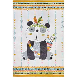 Krémový dětský koberec 120x170 cm Panda – Hanse Home