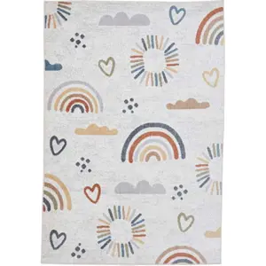 Krémový dětský koberec 120x170 cm Vida Kids Rainbow – Think Rugs