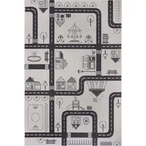 Produkt Krémový dětský koberec Ragami City, 200 x 290 cm
