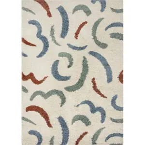 Krémový koberec 120x170 cm Squiggle – Flair Rugs