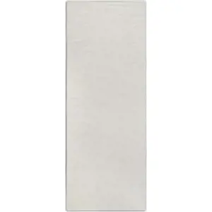 Krémový ručně tkaný běhoun s příměsí vlny 80x200 cm Pradesh Natural White – Elle Decoration