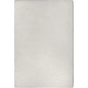 Krémový ručně tkaný koberec s příměsí vlny 60x90 cm Pradesh Natural White – Elle Decoration