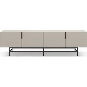 Krémový TV stolek 200x63,5 cm Eldia – Marckeric